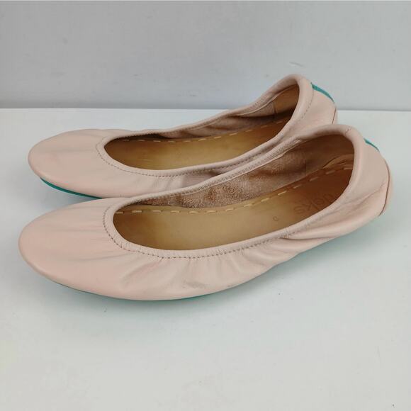 Tieks by Gavrieli SZ 9 Nappa Leather Ballet Flats In Ballerina Pink - Picture 5 of 10